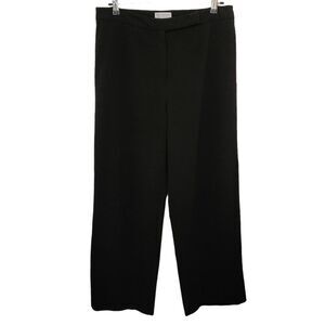 Worthington Stretch Womens Black Wide Leg Business Career Pants Size 12